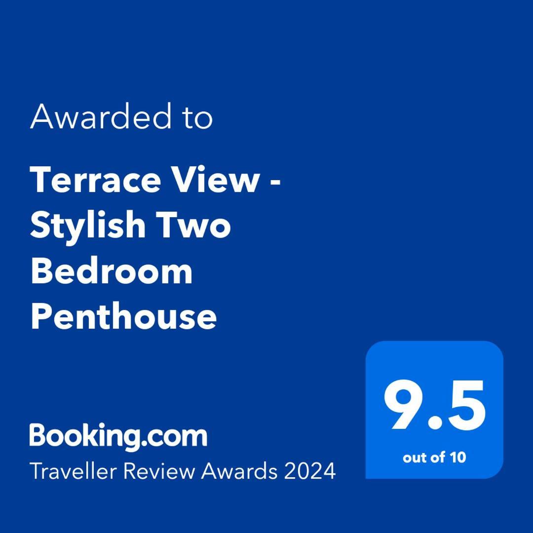 Terrace View - Stylish Two Bedroom Penthouse 姆西达 外观 照片